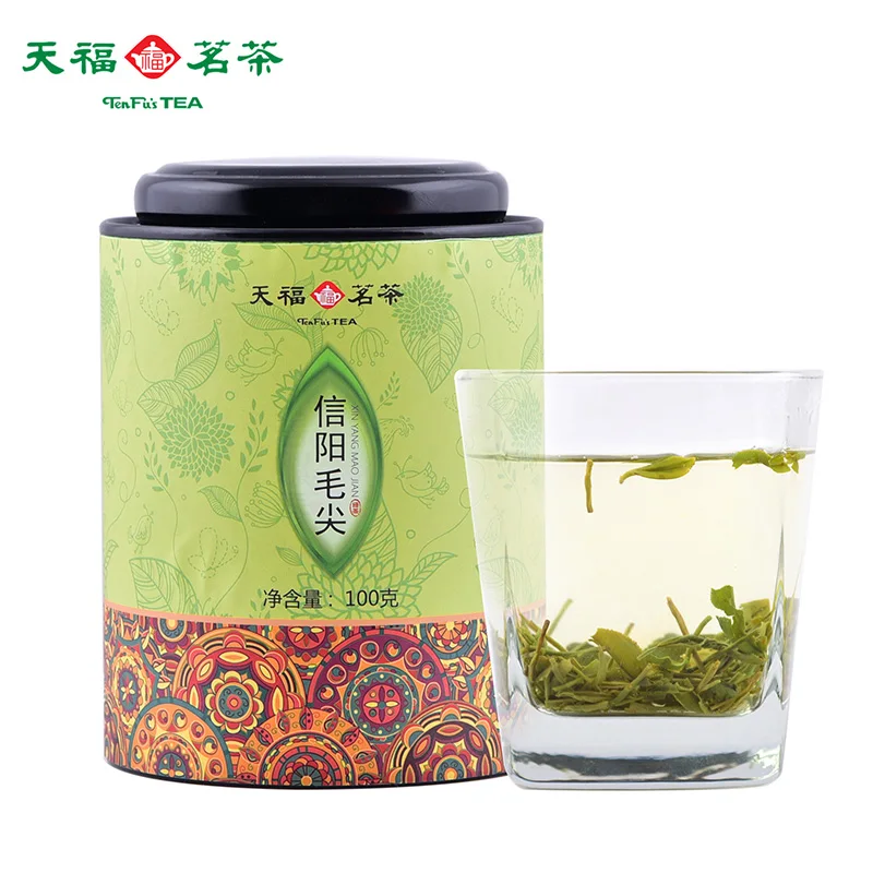 Tenfu Organic Green Tea 100G Xinyang Maojian 2016 Xin Yang Mao Jian