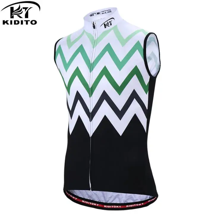 Cycling Jersey only KIDITOKT профессиональный полиэстер Велоспорт Джерси лето MTB велосипед одежда без рукавов велосипедный Одежда Майо Ropa спортивная одежда - Цвет: Cycling Jersey only