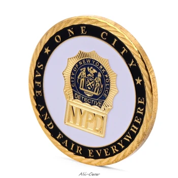

New York Police Department Gold Plated Commemorative Challenge Coin Collection