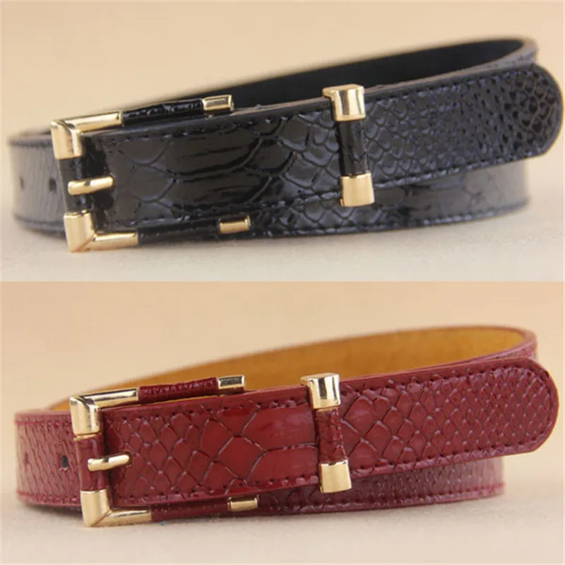 

Delicate New Female grainy faux leather belt grain waist belt for Lady Cummerbund trend Free Size Waistband Hot Selling