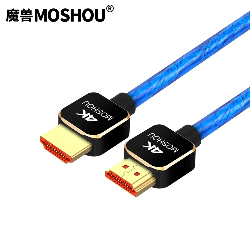 MOSHOU профессиональный в энтузиасте HDMI 2,0 кабель 4 k@ 60Hz HDMI 2,0 кабель 18Gbs высокое качество посеребренный сердечник 2 м 5 м HDMI 2.0a