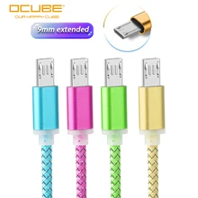 マイクロ USB 充電ケーブル 9 ミリメートル Oukitel K10000/K3 C12 プロ Blackview A7/A20/A30 /BV6000 Bv5500 Bv1000 充電器 Cabel カベ(China)