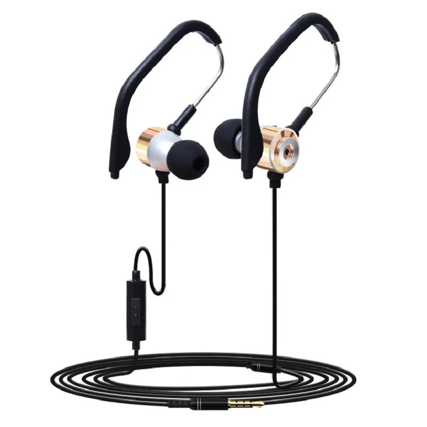 

Adroit 1PC 3.5mm In Ear Clip On Sport W/ Mic Stereo Earphone Wired 10S61030 drop shipping