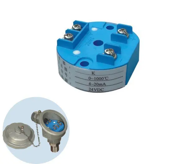 FREE shipping Industrial thermocouple K Temperature Transmitter 4-20mA output photo