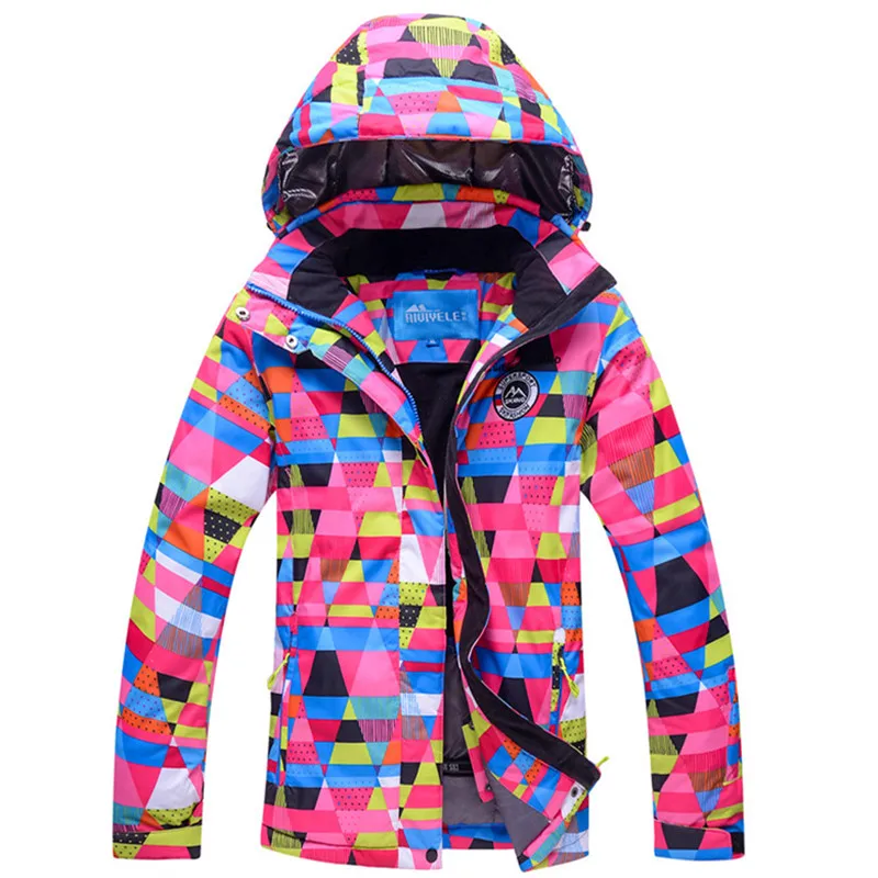 

Winter New Ski Jacket Women Waterproof 10k Breathable Snowboard Jacket Coats Super Warm Colorful Ski Jackets for Girls Outdoor