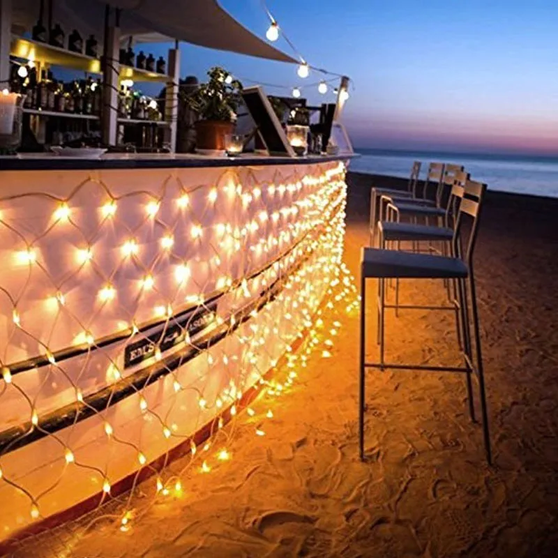 LED Net Mesh String Light 1.5x1.5M 2x2M 3x2M 6x4M TV Backgroun Decorate Garden Fairy Light Christmas Wedding Party Holiday Light LED Net Mesh String Light 1.5x1.5M 2x2M 3x2M 6x4M TV Backgroun Decorate Garden Fairy Light Christmas Wedding Party Holiday Light