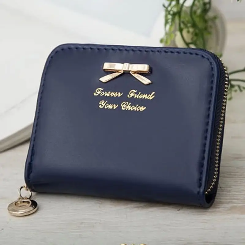 Hot Fashion Women&#39;s Purse Thin Zipper Women&#39;s Wallet Ladies PU Leather Wallets Female Purse Mini ...