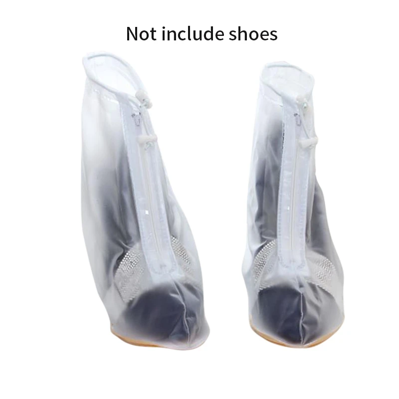 High Heel Shoes Cover for Women Rainproof Cover Reusable Rain PVC Protector XL L