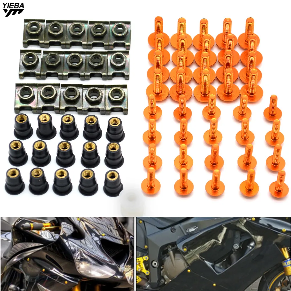 Motorcycle Windshields Fairing Bolts and Windscreen Bolt for  SupeR AdventuRe 1290 RC8/R 690   R YAMAHA MT-07/FZ-07 FZ8
