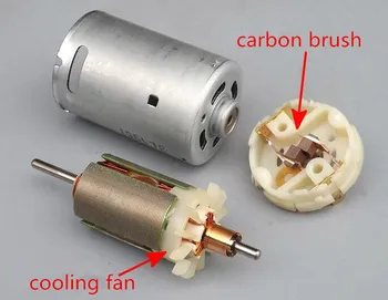 

550 hight quanlity DC12v metal High speed large torque dc motor 21000rpm for Modeling Electronic Tools