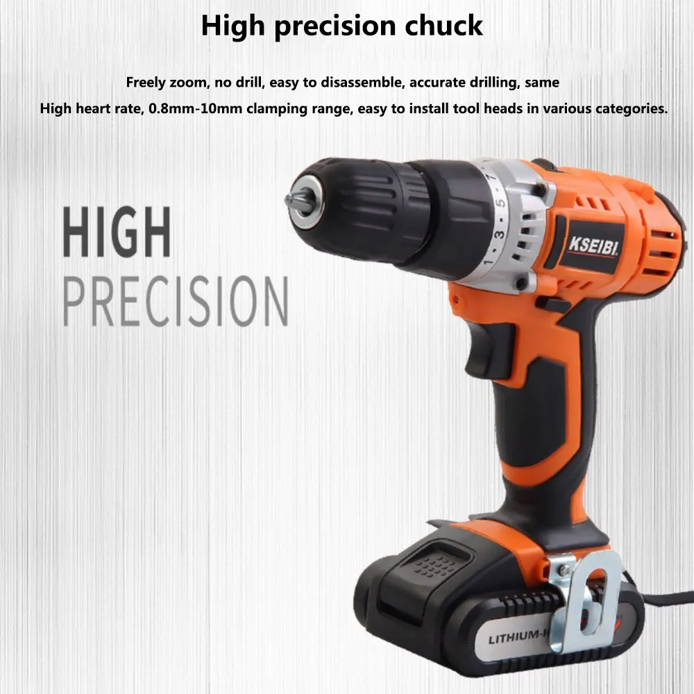USB KSEIBI Small Electric Drill Cooling Fast Speed