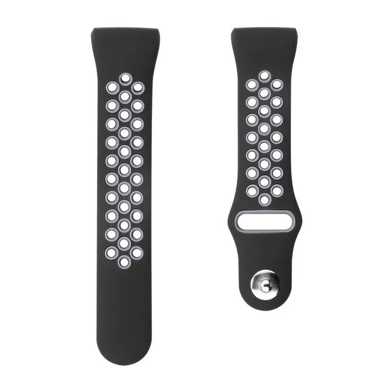 100 шт. Замените Двухцветный силиконовый ремешок для Fitbit Charge 3 Band ремешок для Fitbit Charge 3 Smartband
