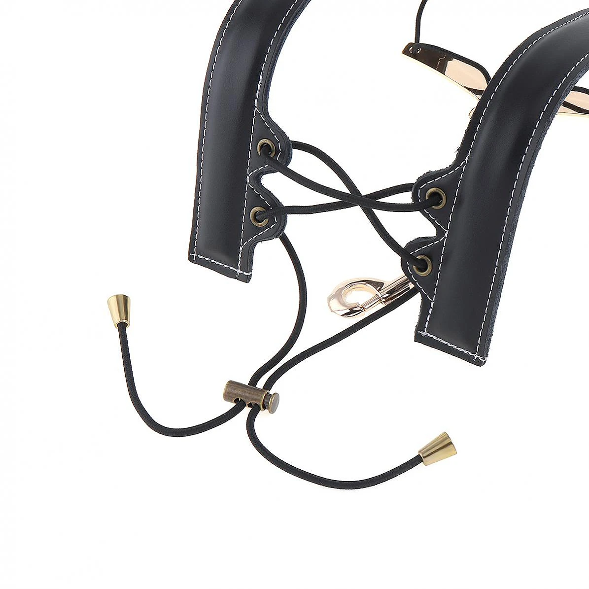Пояса из натуральной кожи саксофоны Двойной плечевой средства ухода за кожей Шеи Ремень Материал: Воловья кожа регулируемый Sax этап играть