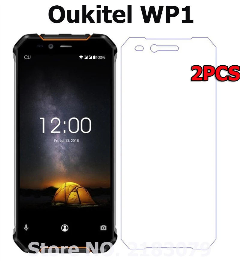 Закаленное стекло Oukitel WP1 для 2 шт. протектор экрана Взрывозащищенная пленка ЖК IP68