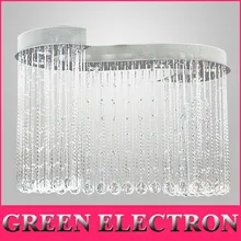 Современный минималистский персонализированные ресторан светодиодный кристалл лампа для салона, зала зал лампа отель с украшением в виде кристаллов свет хрустальной люстры потолочные светильники