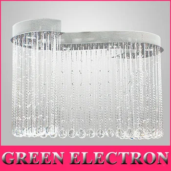 

Modern Minimalist Personalized Restaurant LED Crystal Lamp Parlor Lamp Hall Hotel Crystal Light Crystal Ceiling Lights