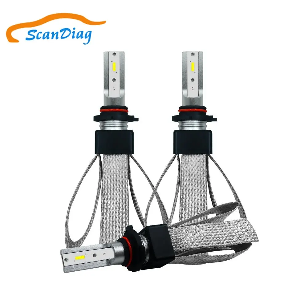 SCANDIAG 1 Pair 9006 LED Headlight Bulbs Conversion Kits, 60W Auto Headlamp Car Headlight 6000K 9600LM Super Bright SCANDIAG 1 Pair 9006 LED Headlight Bulbs Conversion Kits, 60W Auto Headlamp Car Headlight 6000K 9600LM Super Bright
