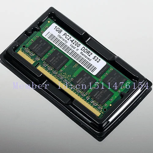 Acheter NOUVEAU 1 GB DDR2 533 PC2 4200 533 Mhz 200pin DIMM Ordinateur Portable Mémoire pc4200 533 MHZ DDR2 Faible Densité RAM Livraison gratuite