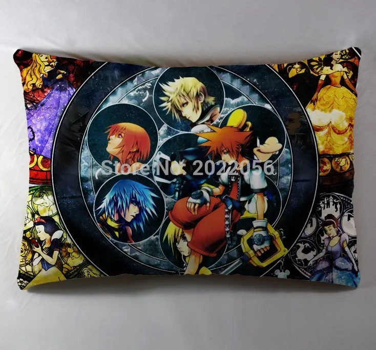 Anime Manga Kingdom Hearts 40*60cm Pillow Case Cover Seat Bedding