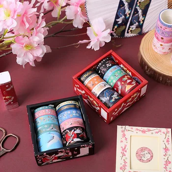 

Washi Tape Set Masking Stickers Scrapbooking Wash Washitape Stationery Fita Adesiva Vintage Foil Pegatinas Scrapbook Sakura
