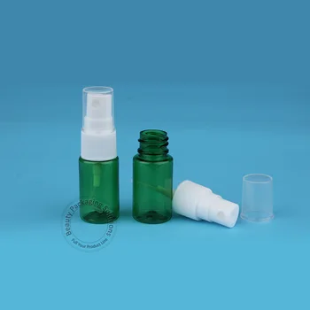 

500pcs/Lolt Wholesale 10ml Plastic Spray Bottle Empty Perfume Cosmetic Container Small White Cap Atomizer Packaging Parfum Jar