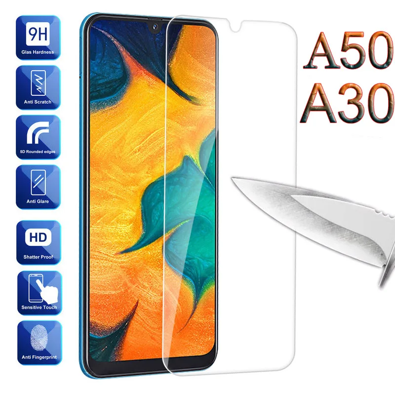 Стекло 9H для Samsung galaxy A50 A30 M30 защитная пленка закаленное стекло Samsun 50A защитное