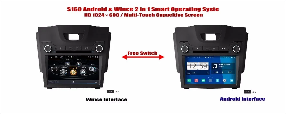 Perfect Liandlee For Chevrolet Colorado / S10 2012~2013 Car Radio BT CD DVD Player GPS Nav Navigation Wince & Android 2 in 1 S160 System 9
