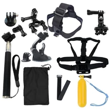 Action Camera Accessories Set Head Strap Chest Belt Package For Gopro Hero 3 3+ 4 Xiao Mi Yi For Go Pro SJ4000 SJ5000