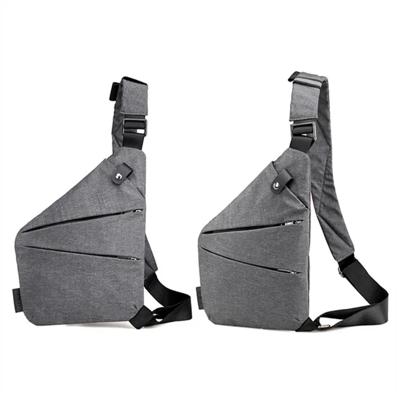 

BYCOBECY Summer Single Shoulder Bags For Men Waterproof Nylon Crossbody Bags Male Chest Bag