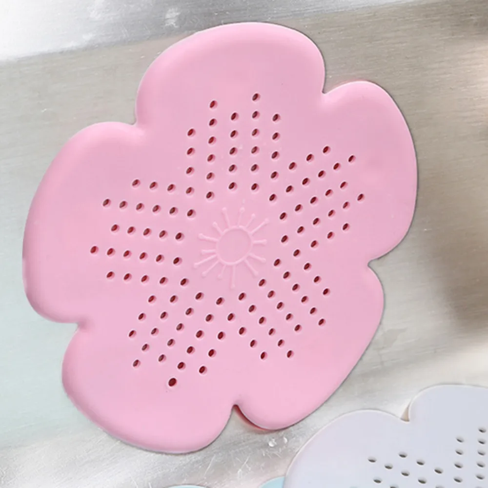 

Cherry Blossom Sewer Drainage Filter Bathroom Sink Kitchen Plug Anti-blocking Leakproof deodorant Stable sucker water-washed