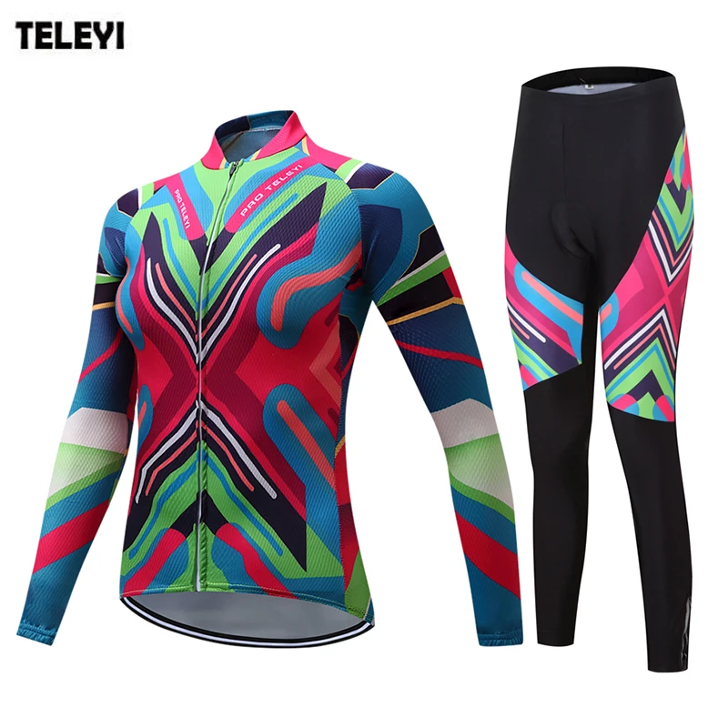 TELEYI Женская команда Pro Велоспорт Спортивная одежда Ropa Ciclismo велосипед Удобная с
