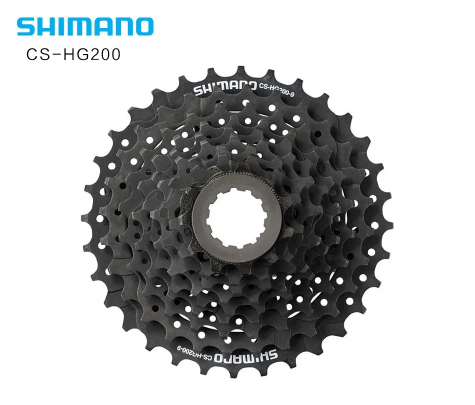 

2017 SHIMANO CS-HG200-9 Cassette 3*9s 27S bike freewheel Cassettes CS HG200 11-32T 11-34T