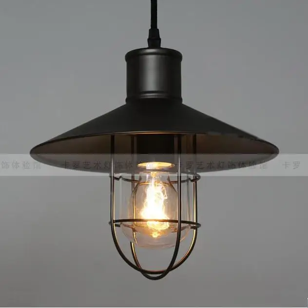 

Loft american vintage single-head birdcage light bulb pendant light