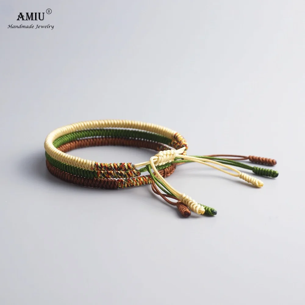 AMIU 3 шт. тибетские ювелирные изделия буддийский удачный Шарм браслеты и для