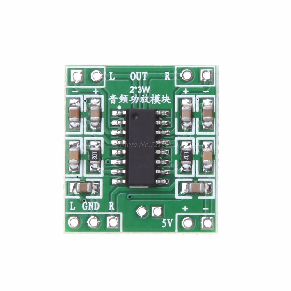 

DC 5V 2 Channels 3W Digital Power D Audio Amplifier Breadboard Amplifiers Module New 2018