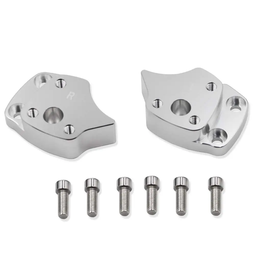 

Wsen Silver Front Handlebar Riser Spacers Kit For 2001-2005 Yamaha FJR 1300 Raise 1 inch (25mm)