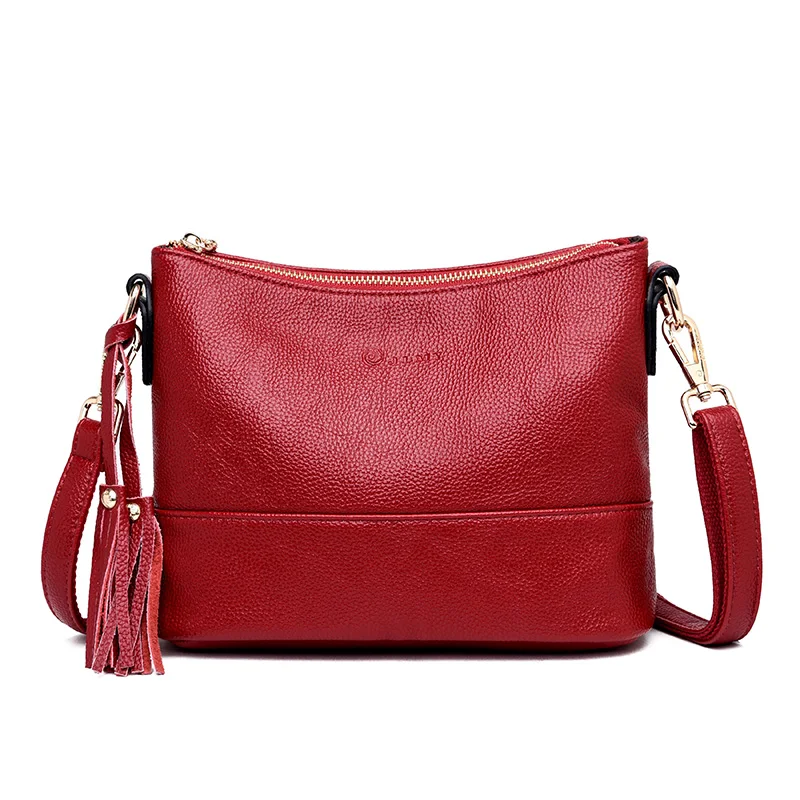 

luxury handbags women shoulder bag tote bags hobo soft Genuine leather ladies crossbody messenger bag for women 2019 Sac a Main