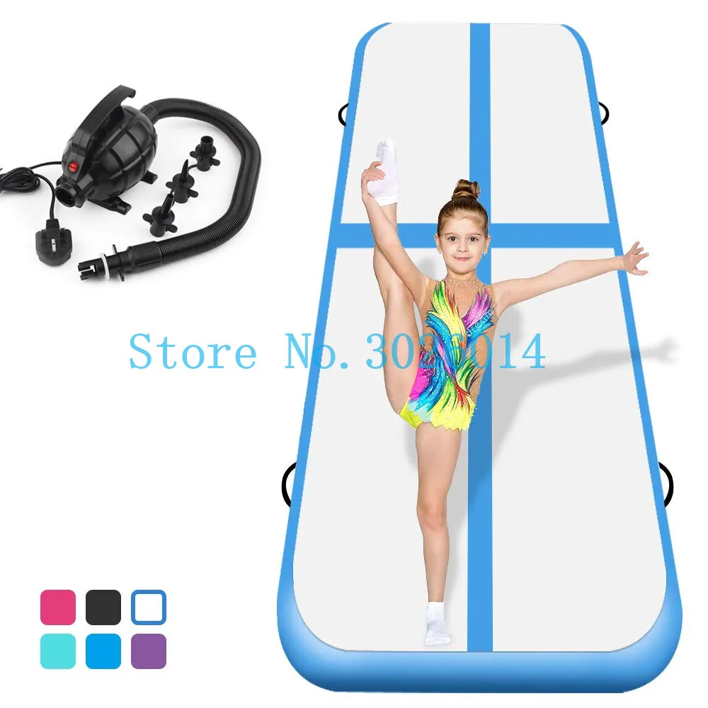 Free Shipping Gymnastic Professional Air Track Inflatable Gymnastics Tumbling Mat - Practice Gymnastics, Cheerleading, Tumbling