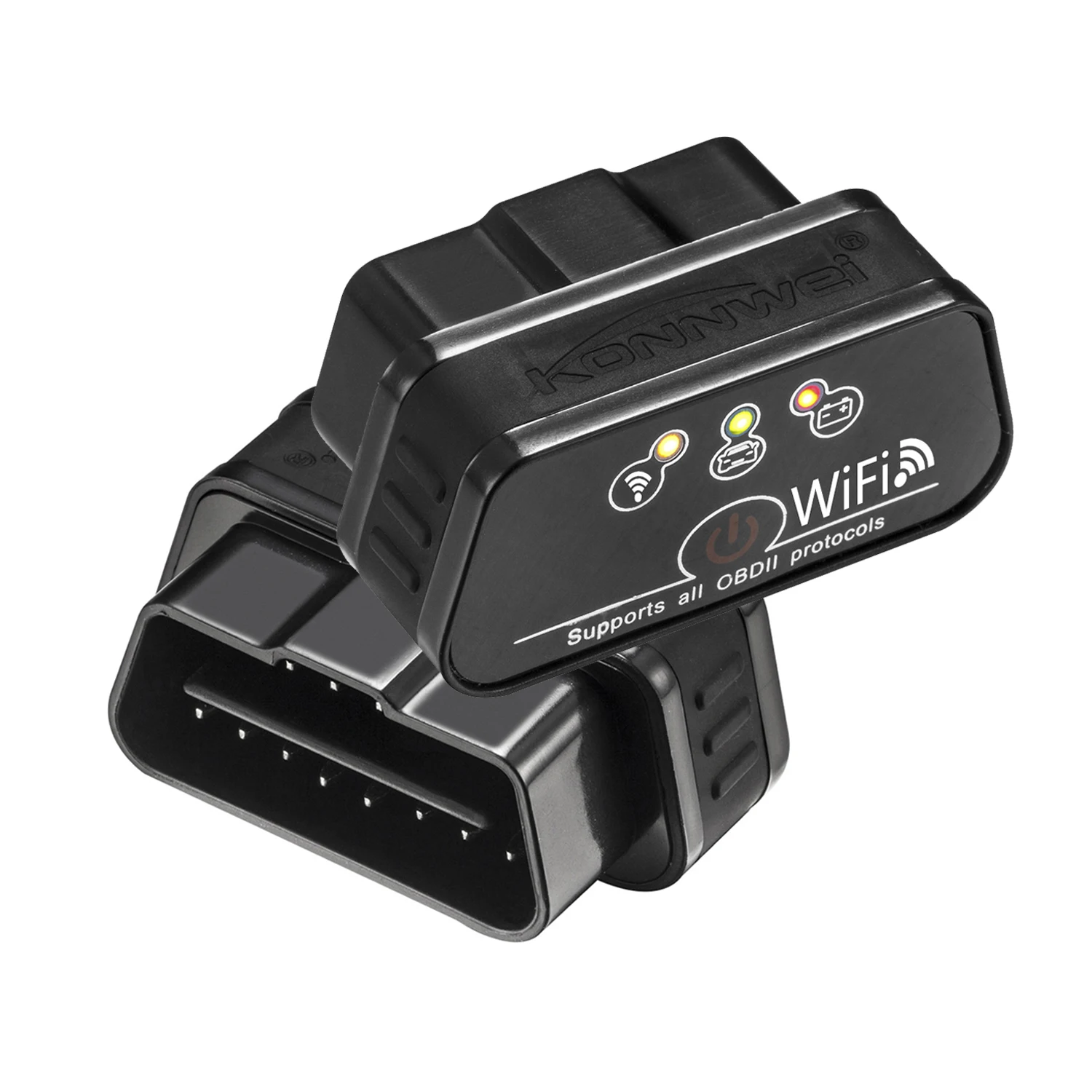 12V OBD2 Bluetooth Car Diagnostic Tool KW 901 Wifi Auto Code Reader Scanner Software for Android/IOS Support All Protocols | Автомобили и