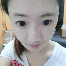 5 шт. скраб для лица скраб для тела порошок держать лицо влажный разглаживающий отбеливающий gommage корпус банные инструменты 1 шт. с 40 мл воды M787-5PC