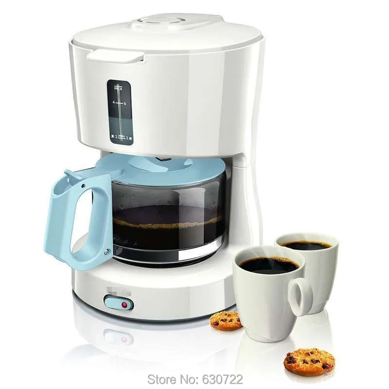 HD7450 White 650w Drip Coffee Maker Cafe A merican Fully automatic 0.6L