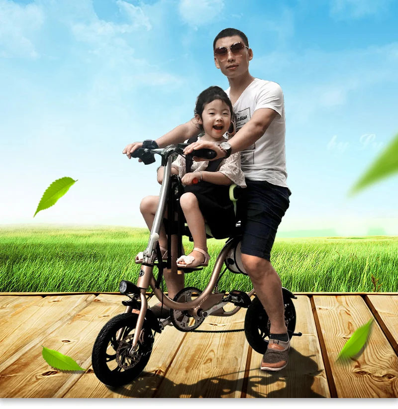 Perfect Factory Outlet portable mini-folding electric bicycle adult-assisted lithium-ion battery motor cycle 1