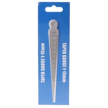 1-15 мм конус из нержавеющей стали измерительный щуп щель отверстие измерительный инструмент двухсторонний Клин щупа отверстие зазор коническая апертура весы