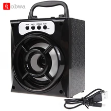 Мини Портативный беспроводной Bluetooth динамик бас мощный сабвуфер уличная Музыкальная Коробка fm-радио светодиодный USB TF карта музыкальный плеер