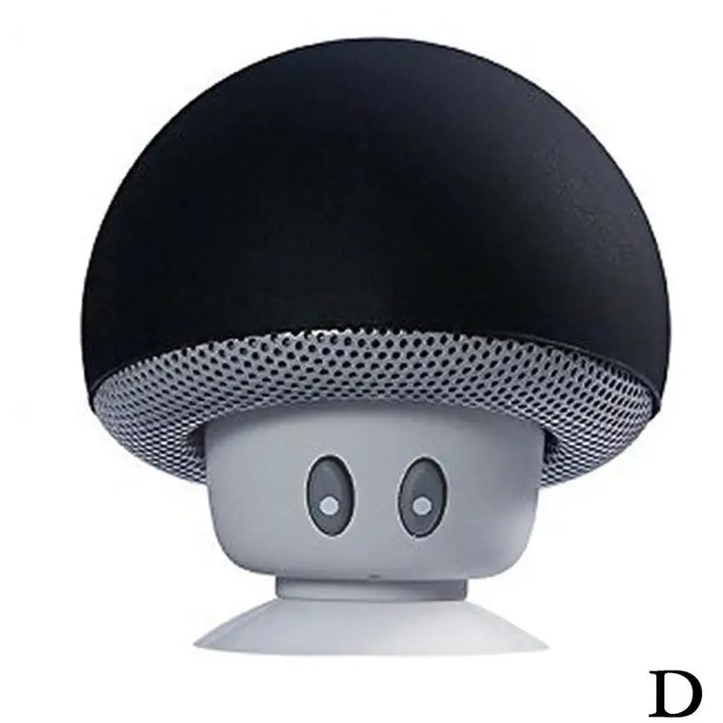 Мультяшная маленькая bluetooth колонка с грибной головкой мини подставка для
