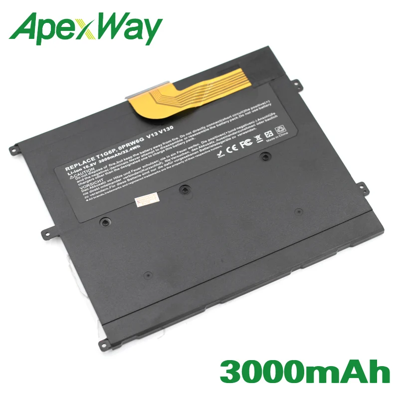  ApexWay 10.8V 3000mAh Li-polymer Laptop Battery 0NTG4J 0PRW6G For DELL Vostro V13 V13Z V130 V1300 0