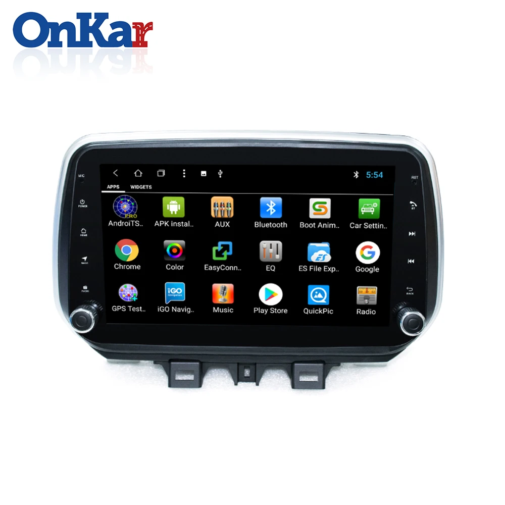 ONKAR Автомобильный GPS радио для Hyundai Tucson ix35 2019 с Android Octa Core 9 0 система Мультимедиа