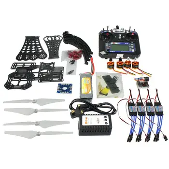 

F14893-H DIY RC Drone Quadrocopter RTF With X4M380L Frame Kit QQ Super FS-i6 TX