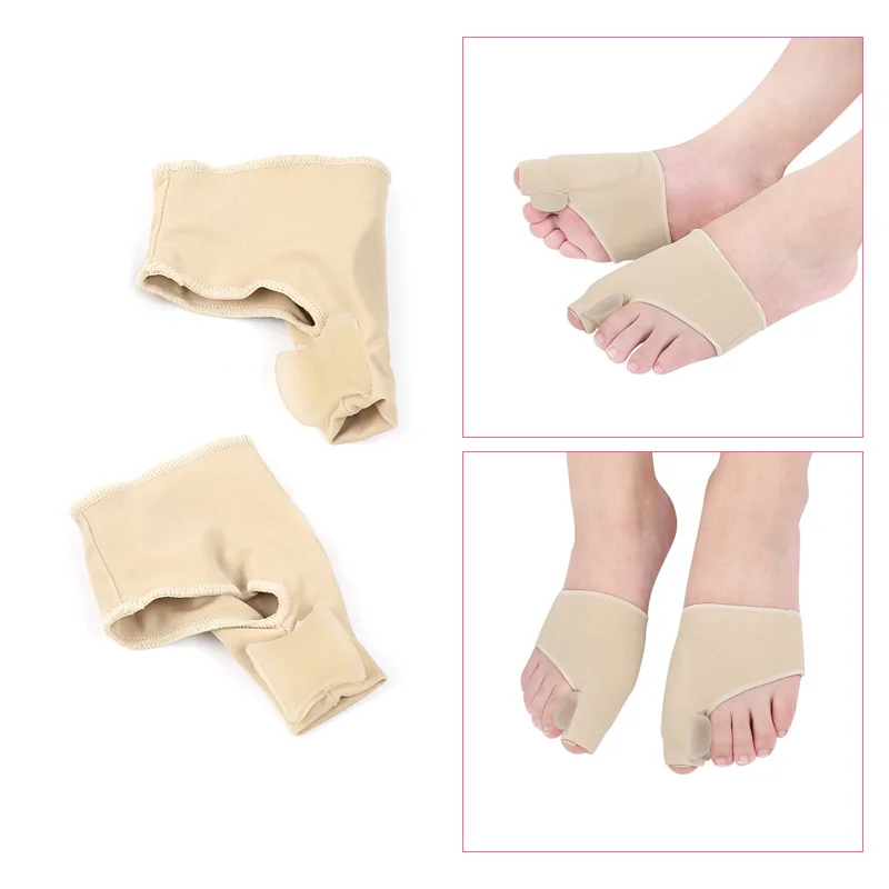 

2Pcs/Pair Toe Separator Hallux Valgus Bunion Corrector Orthotics Feet Bone Thumb Adjuster Correction Pedicure Sock Straightener