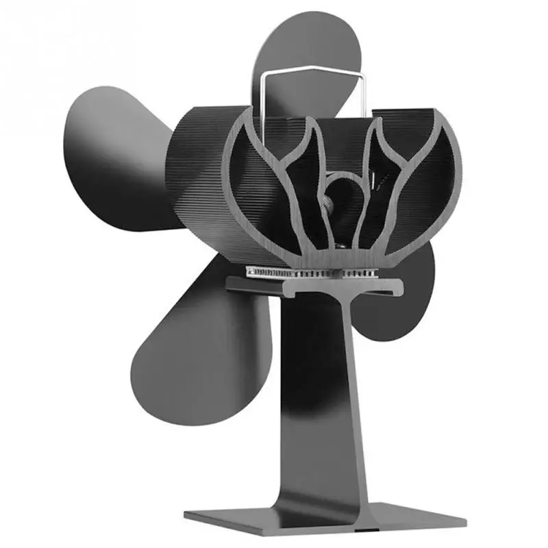 

Durable Wood Stove Eco Fan - Heat Powered 4 Blades Wood Heater Eco Fan Stove Fireplace Fire Heat Powered Circulating Fan#